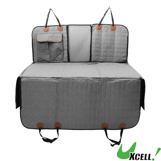 UXCELL Dog Car Seat Cover for Back Seat Waterproof Pet Seat Protector Casual Silod Travel Mats for Dogs Cats
