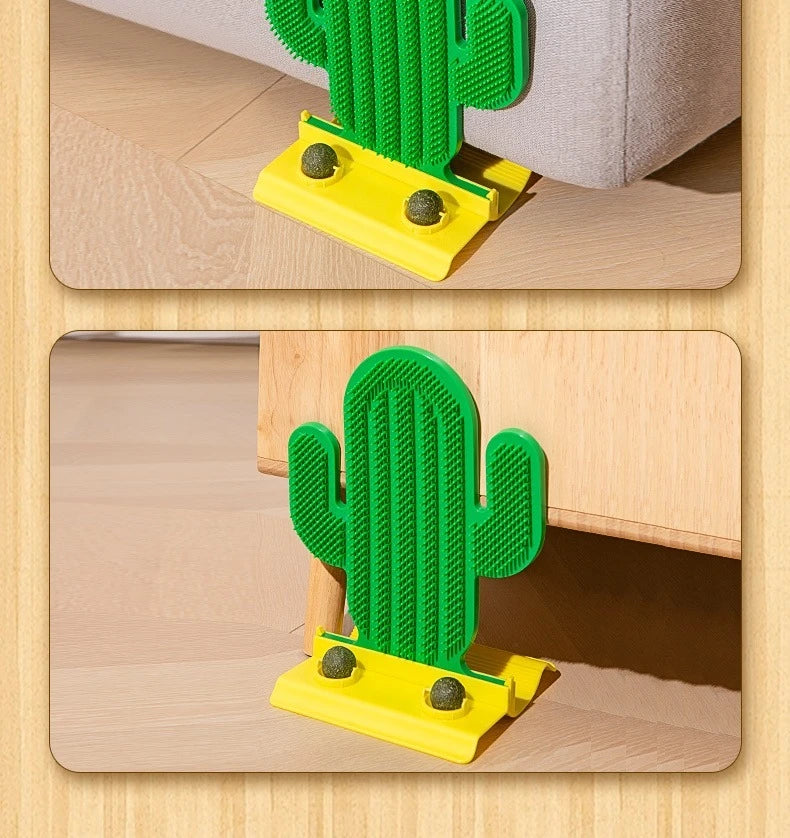 Cat Hair Scratch Corner Tickle Cactus Toy Scratch Scratch Massage Brush Face Hair Removal Cat Brush Artifact Pet Supplies