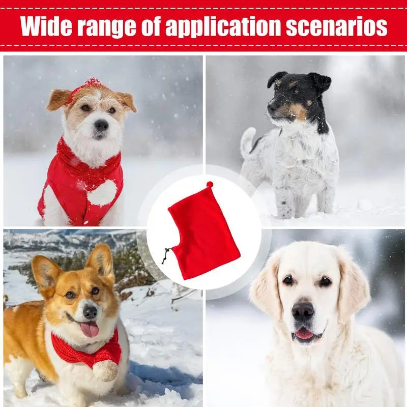 Dog Snood Head Wrap Dog Hats Winter Hat With Noise Protection Thick And Warm Winter Hat Dog Ear Cover For Hiking Camping