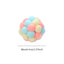Cat toys Colorful handmade bell ball Elastic ball interactive chase pet supplies