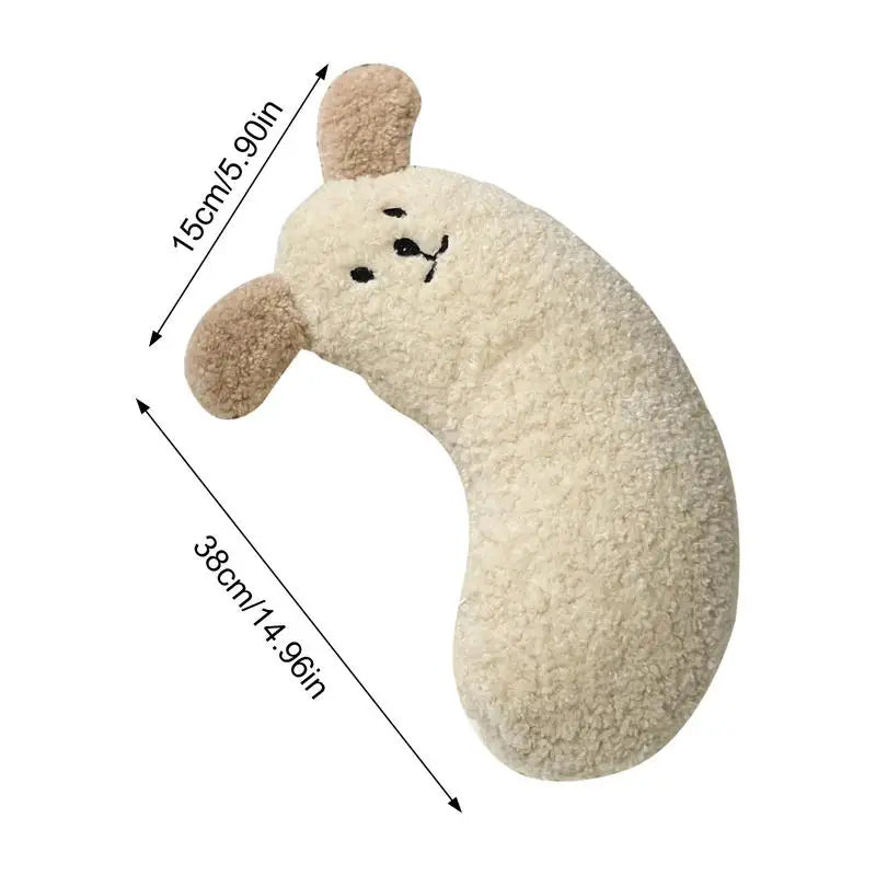 Pet Dog Dog Cat Pillow Protects Cervical Spine Deep Sleep U-Shaped Pillow Kitten Puppy Pillow Half Moon Calming Toy