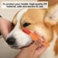 Dog Tear Stain Remover Comb Silicone Brush Head Pet Tear Stain Remover Comb With Anti-Slip Handle Multipurpose Dog Comb Durable