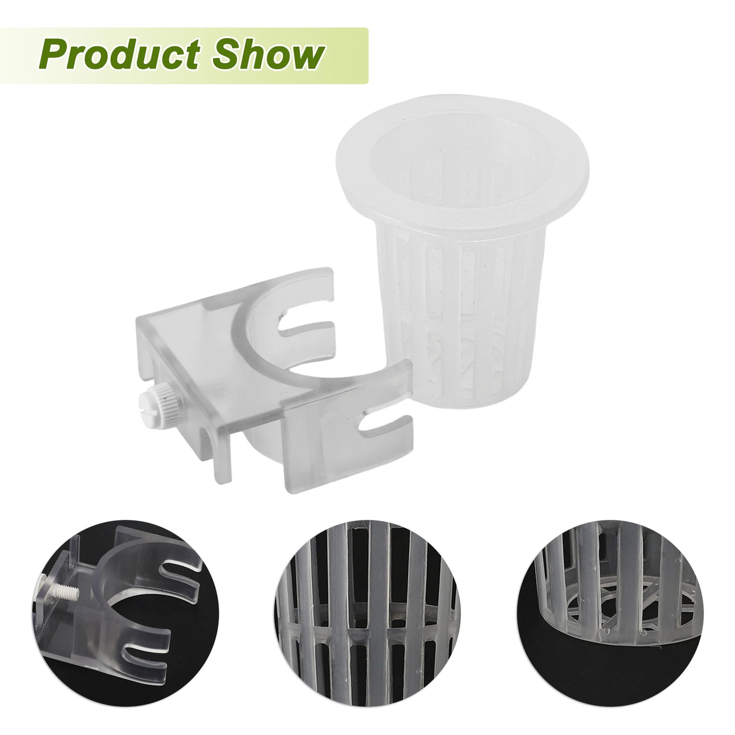 UXCELL Aquarium Plant Holder Fish Tank Accessories Decorations Plants Pot Clear Plant Holder Aquatic Plant Pot for Fish Tank