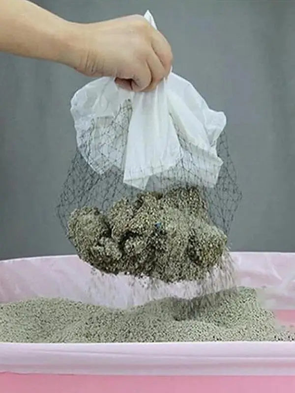 Durable Cat Litter Bags Liners 10Pcs Reusable Cat Litter Liners Bag Pet Hygienic Litter Box Liner Pet Cat Excrement Liners