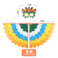 Kids Cosplay Costume Stage Performance Owl Peacock Wings Bird Felt Cape with Mask for Girls Boys Halloween Party Cloak