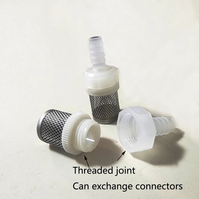 Stainless Steel Aquarium Filter Inlet Sleeve Mesh Shrimp Nets Special Shrimp Cylinder Filter Inflow Inlet Protect cessories New