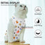 Cat Surgery Recovery Suit Soft Female Cat Onesie After Surgery Spay Surgical Abdominal Wound Skin Diseases E-Collar Alternative