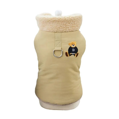 Windproof Dog Winter Coat Waterproof Dog Jacket Warm Dog Apparel Cold Weather Pet Clothing with Fleece Lined for Small Dogs Cats