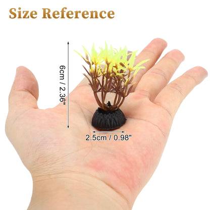 UXCELL Aquarium Artificial Plants Underwater Grass Fish Tank Accessories for Aquarium Simulation Decoration Plastic Ornament