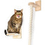 Cat Wall Shelf Perch Cat Stair with Jute Rope Cat Tree Wooden Cat Climbing Steps Kitten Training Tower Platform Pet Furniture