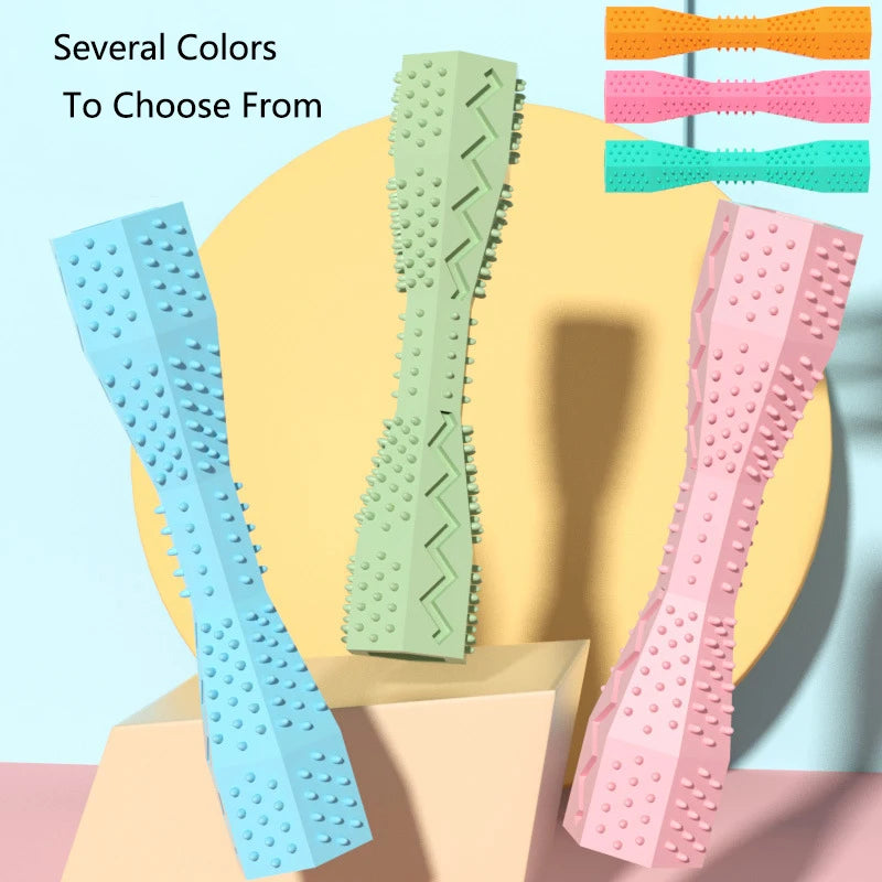 Silicone Molar Tooth Pet Toys Dog Bite Resistant Molars Training for Cats Dogs Slow Feeding Teeth Cleaning Toys Pets accessories