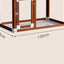 Household Small and Medium Dogs Teddy Pet Dog Fence Visual Cat Cage Dog Fence Indoor Panoramic Transparent Dog Cage