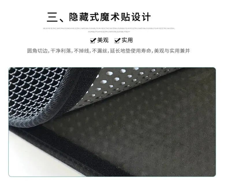 Cat Litter Mat EVA Double Layer Cat Litter Mat Cat Litter Basin Sand Falling Mat Eva Cat Litter Mat Cat Nest Mat Pet Mat