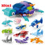 Insect World Animals Scorpion Mantis Ants Spider Birds Marine Animal Building Blocks Toys Desktop Ornaments Bricks Kids Gift