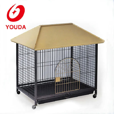 Pet supplies dog house, iron kennel, single door folding, dog cage wholesale pet cage D5 wire dog cage