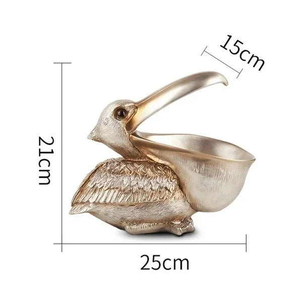 Big Mouth Bird Statue Door Key Porch Wine Cabinet Storage Box Home Decoration Toucan Resin Sculpture BirdArt Ornament Gift
