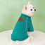 Puppy Warm Hoodies Fleece Dog Jacket Pet Letter Winter Dog Clothes Chihuahua Poodle Bichon Accessories Cat Coat Dog Pullover