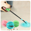 Interactive Suction Cup Dog Toy with Sound and Treat Dispensing - Durable Rubber Ball for Training and Tug-of-War Fun