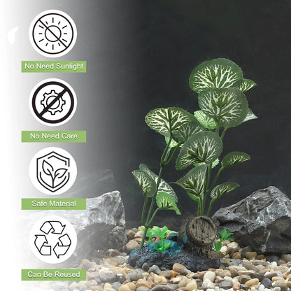 UXCELL Aquarium Plastic Plants Aquarium Artificial Grass Fish Tank Decorative Plants Fish Pet Supplies Ornaments Accessories