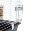 Rabbit Cage CASITA 120, Guinea Pigs Small Animals, Rounded Openable Roof, with Accessories