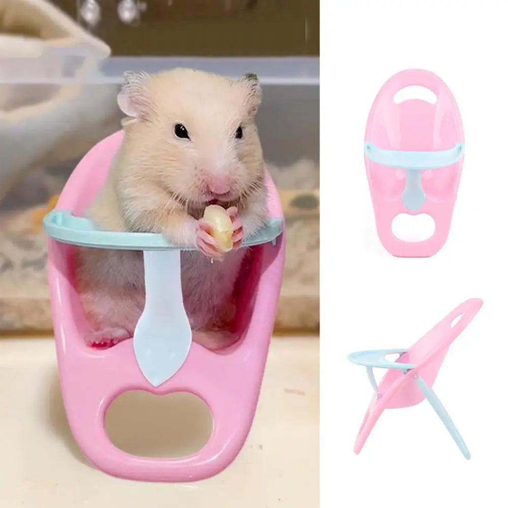 Hamster Dining Chair Small Animal Dining Chair With Tray Hedgehog Dining Table Resting Chair For Guinea Pigs And Other Small