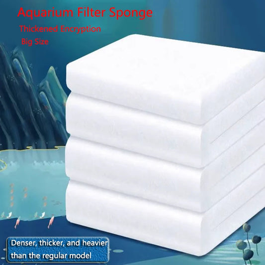 Aquarium Filter Super Thick Biochemical Filter Cotton Sponge for Aquarium Fish Tank Bio Cotton Foam Skimmer 300x20x3cm Big size