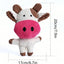 Cute Plush Toys Squeak Pet Cow Rabbit Animal Plush Toy Dog Chew Squeaky Whistling Involved Squirrel Dog Toys Cute Plush Toys Squ