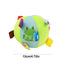 Squeaky Dog Toy Ball Cute Plush Ball Voice Teething Toys Pet Training Supplies Dog Sound Toys Soft Cleaning Chew Training Toys