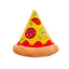 Hamburger pet plush toy sound toy fries burger milkshake cup with BB sound paper