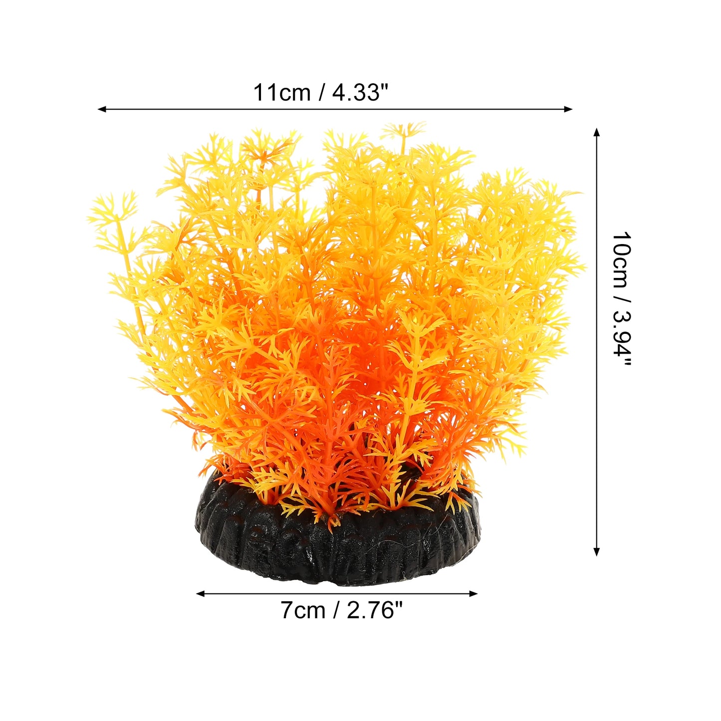 UXCELL Aquarium Artificial Plants Underwater Plastic Water Grass Aquatic Leaves Decoration For Fish Tank Ornament Accessories