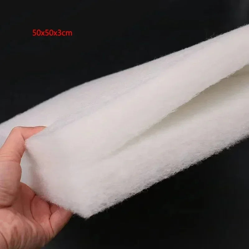 Aquarium Filter Super Thick Biochemical Filter Cotton Sponge for Aquarium Fish Tank Bio Cotton Foam Skimmer 50x12x3cm 100x12x3cm