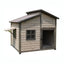 Solid Wooden Dog House Outdoor Double Top Outdoor Dog Crate Rainproof Golden Retriever Crate Extra Large Universal Dog House
