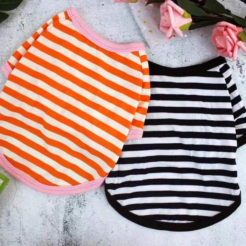 S-xxl Dog Clothes Dogs Vest Cat Costume Cooling Shirt Small Chihuahua Sweatshirt Xs Summer Pet Tank Top Pug Puppy Accessories
