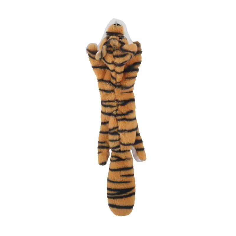 New Crocodile Soft Shell Plush Dog Toys Outdoor Play Interactive Squeaky Dogs Toy Sounder Sounding Paper Chew Tooth Toy