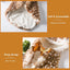 Pet Christmas Costume Puppy Xmas Cloak Cats Dogs Santa Cape with Elk Hat Pet Party Cosplay Dress for Small to Medium Sized Dogs