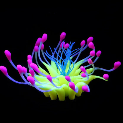 Artificial Underwater SiliconeCoral Aquarium Fish Tank Simulation Decoration Aquarium Backgrounds Plants Water Flower Beautiful