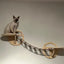 Cat Climbing Shelf Wall Mounted Hammock 1m Bridge With Sisal Scratching Post For Cats Tree Tower Platform Jumping Pet Furniture