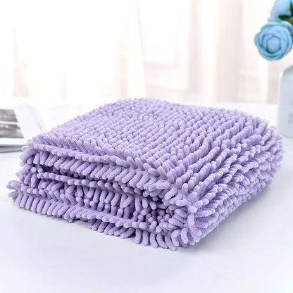 Pet Dog Towel, Super Absorbent Microfiber Towel with Hand Pockets, Quick Dry Shammy Towel Dog Bathing Supplies, Machine Washable