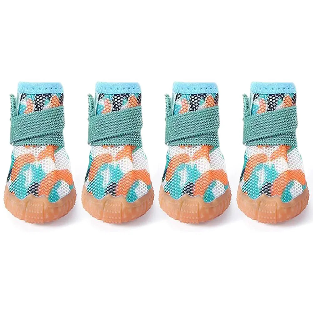 Small Dog Shoes Breathable Dog Shoes for Hot Pavement Pet Puppy Boots & Paw Protectors for Doggies for Hardwood Floors Anti Slip