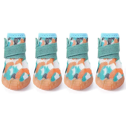 Small Dog Shoes Breathable Dog Shoes for Hot Pavement Pet Puppy Boots & Paw Protectors for Doggies for Hardwood Floors Anti Slip