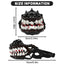 Halloween Dog Muzzle With Teeth Creepy Dog Costume With Large Teeth Spooky Prop Halloween Dog Costume Hilarious Dog Muzzle