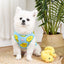 Yellow Duck Pet Dogs Summer Vest Spring Designer York Dog Clothing Sleeveless Overalls Cute Cartoon Breathable Clothes for Cats