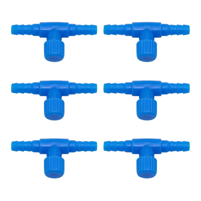 10pcs/20Pcs 2 ways Aquarium Air Pump Connector Control Valve Air Pipe Tube For Aquarium Air Control Valve Fishing Accessories