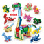 Insect World Animals Scorpion Mantis Ants Spider Birds Marine Animal Building Blocks Toys Desktop Ornaments Bricks Kids Gift