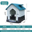 New Dog House Outdoor Waterproof Kennel All Seasons Indoor Dog House Outdoor Rainproof Sunscreen Medium and Large Dogs.