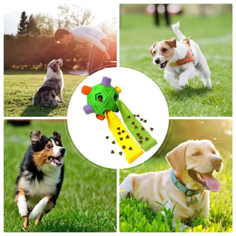 Dog Treat Hiding Toy Snuffle Ball Interactive Slow Feeder Treat Toy Slow Food Training Sniff Ball Dog Exquisite Comfortable