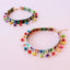 Personalized Pet Collar Colorized Polyester Kitten Necklace Lace Retro Ethnic Dog Accessories Bead Adjustable Puppy Products