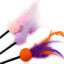 Cat Toy Cat Teaser Sticks Teasing A Cat Stick Cat Toy Pet Supplies Cat Interactive Fur Ball.