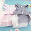 Cute Girl Dog Dress Bowknot Princess Lace Tulle Skirt Ruffle Tutu Dress for Small Dogs Cats Chihuahua York Summer Puppy Clothes