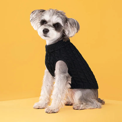 Warm Dog Clothes Knitted Clothes for Dogs Chihuahua Sweater for Small Dogs Winter Clothes for Sphinx Cat Dog Sweater for York